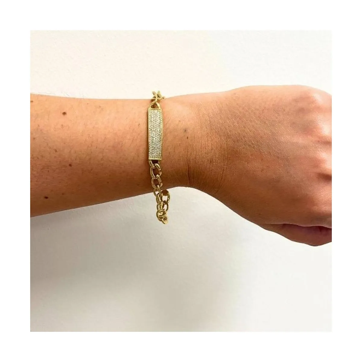 NOMEOLVIDES - Bracelet unisexe en or jaune 18 kt et diamants 1,05 ct sold by 58 Facettes product image thumbnail 2