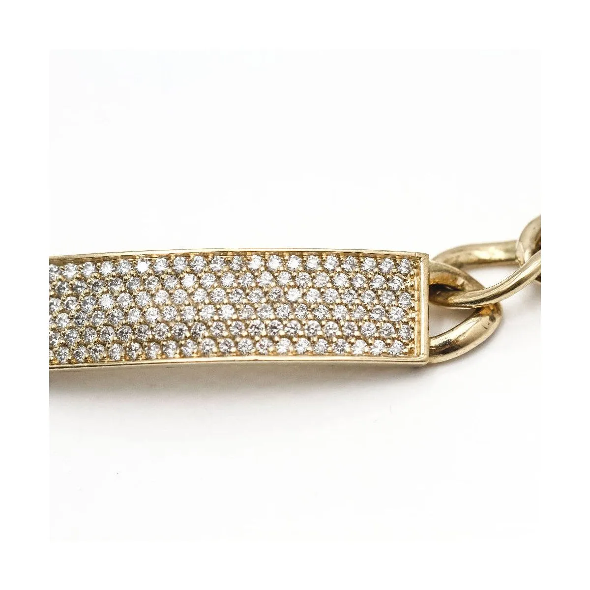 NOMEOLVIDES - Bracelet unisexe en or jaune 18 kt et diamants 1,05 ct sold by 58 Facettes product image thumbnail 3