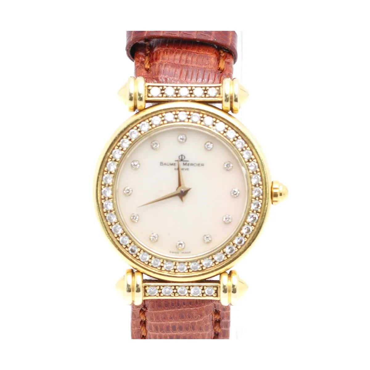 Baume & Mercier Classic - Montre femme en or jaune 18 ct avec diamants sold by 58 Facettes product image thumbnail 4