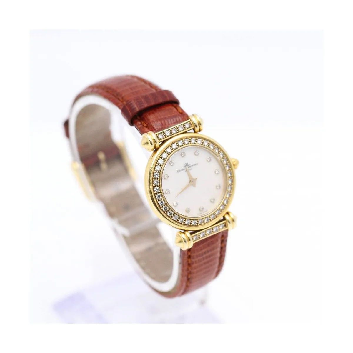 Baume & Mercier Classic - Montre femme en or jaune 18 ct avec diamants sold by 58 Facettes product image thumbnail 2