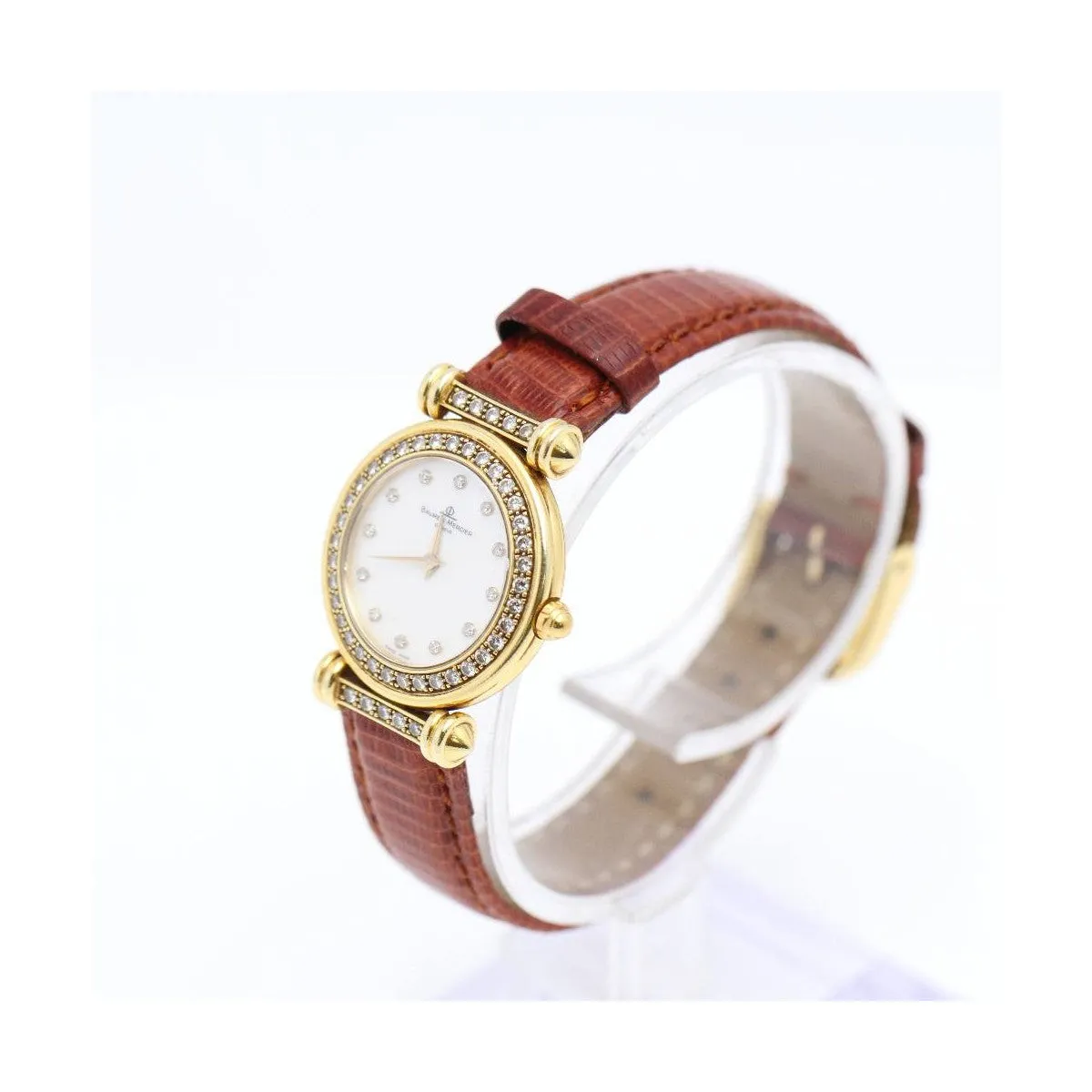 Baume & Mercier Classic - Montre femme en or jaune 18 ct avec diamants sold by 58 Facettes product image thumbnail 3