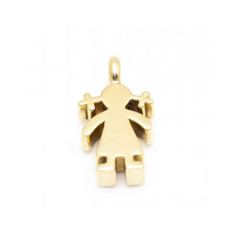 TOUS Sweet Dolls - Pendentif fille en or jaune 18 kt made by 58 Facettes