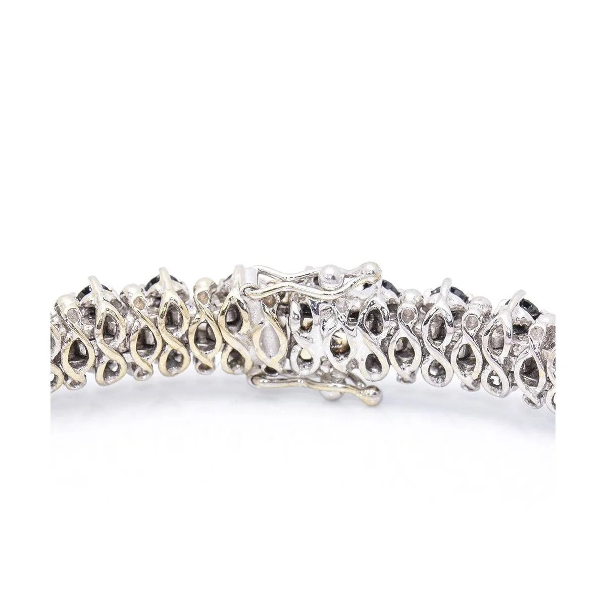 NIGHT & DAY - Bracelet rivière en or blanc 18 ct et diamants sold by 58 Facettes product image thumbnail 4