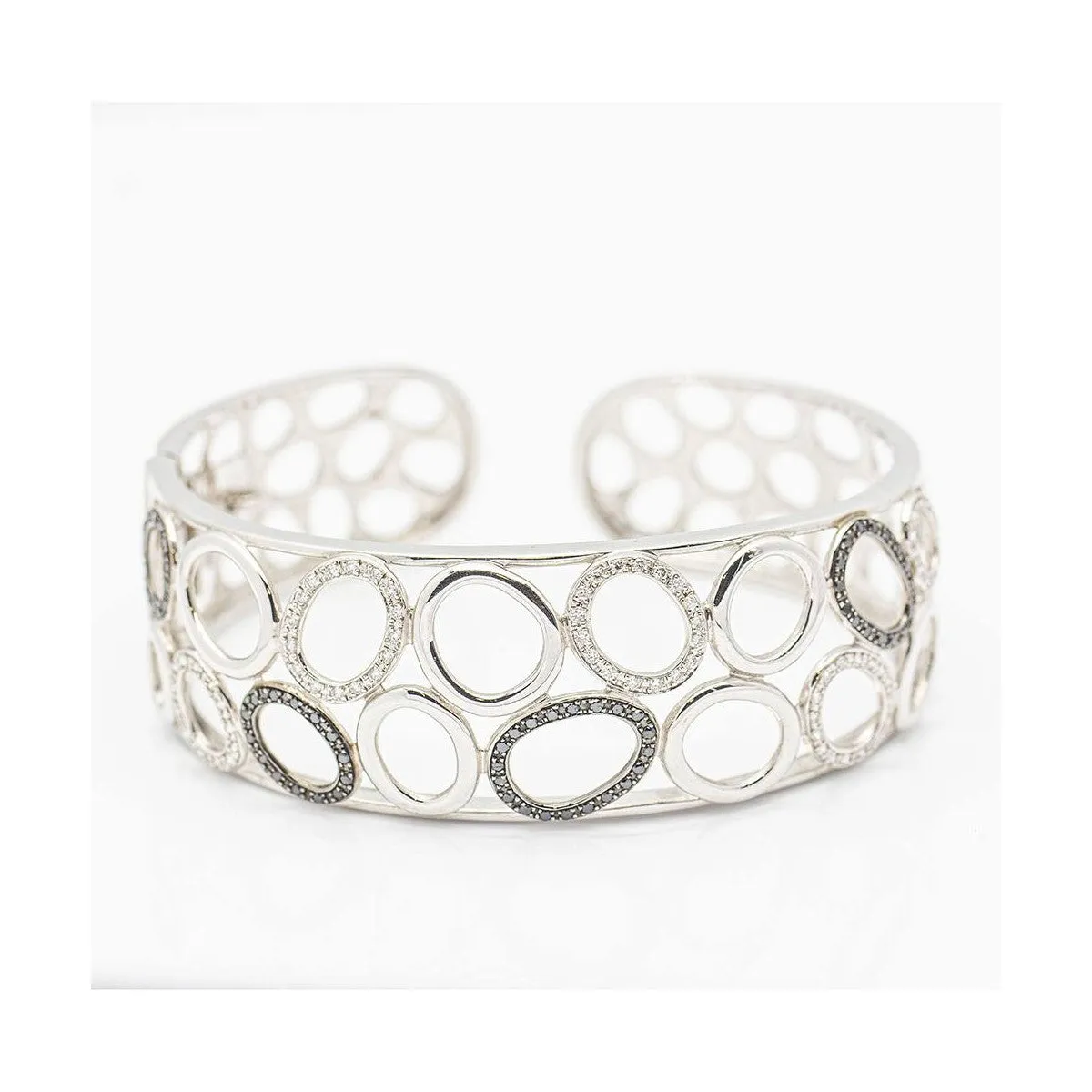 Bracelet - Bracelet en or blanc 18 ct et diamants sold by 58 Facettes product image thumbnail 2