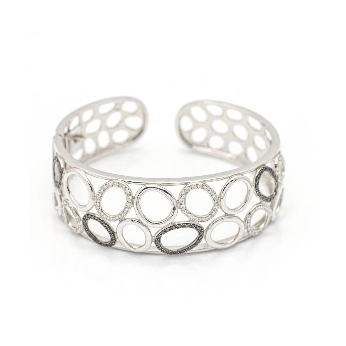Bracelet - Bracelet en or blanc 18 ct et diamants sold by 58 Facettes product image thumbnail 3