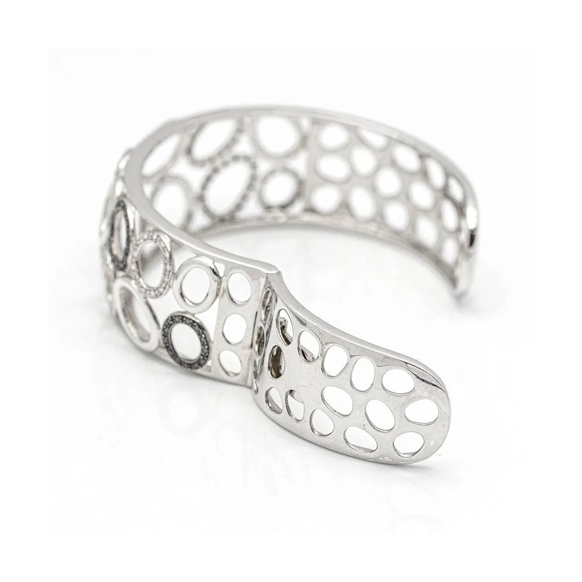 Bracelet - Bracelet en or blanc 18 ct et diamants sold by 58 Facettes product image thumbnail 4