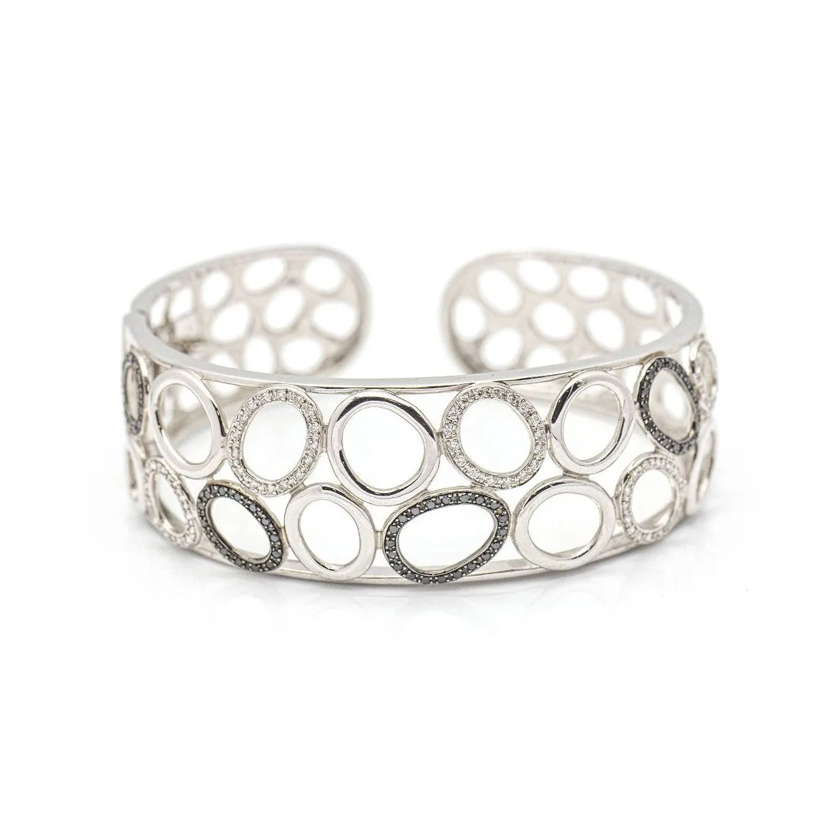 Bracelet - Bracelet en or blanc 18 ct et diamants sold by 58 Facettes