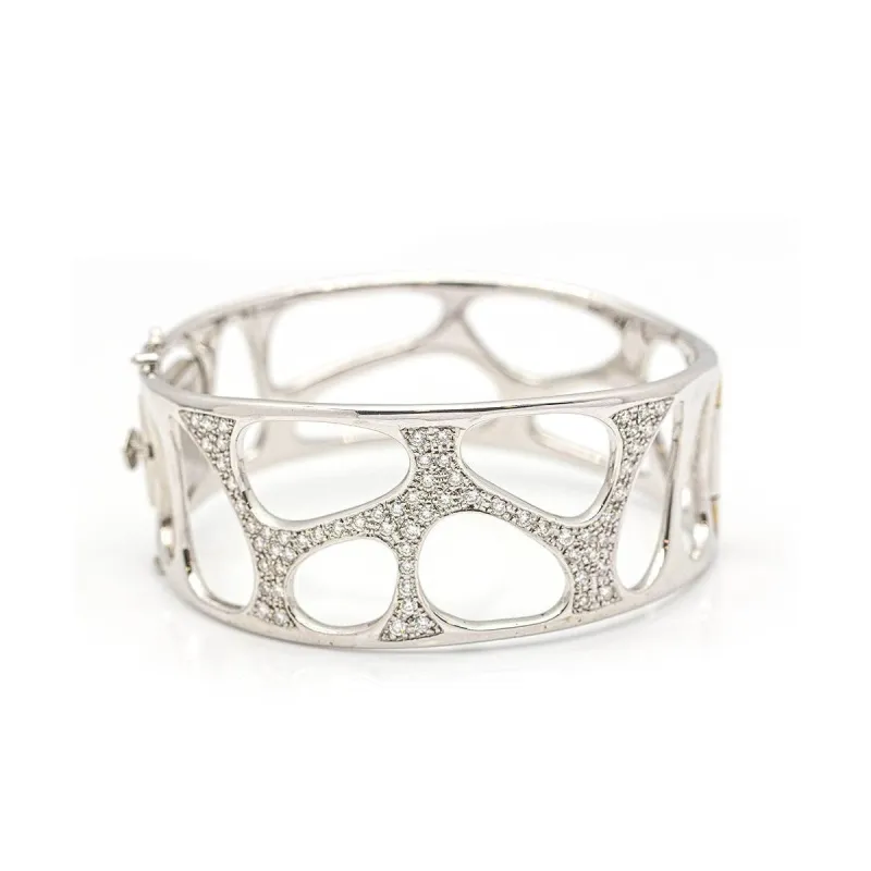 DALI - Bracelet en or blanc 18 kt et diamants sold by 58 Facettes