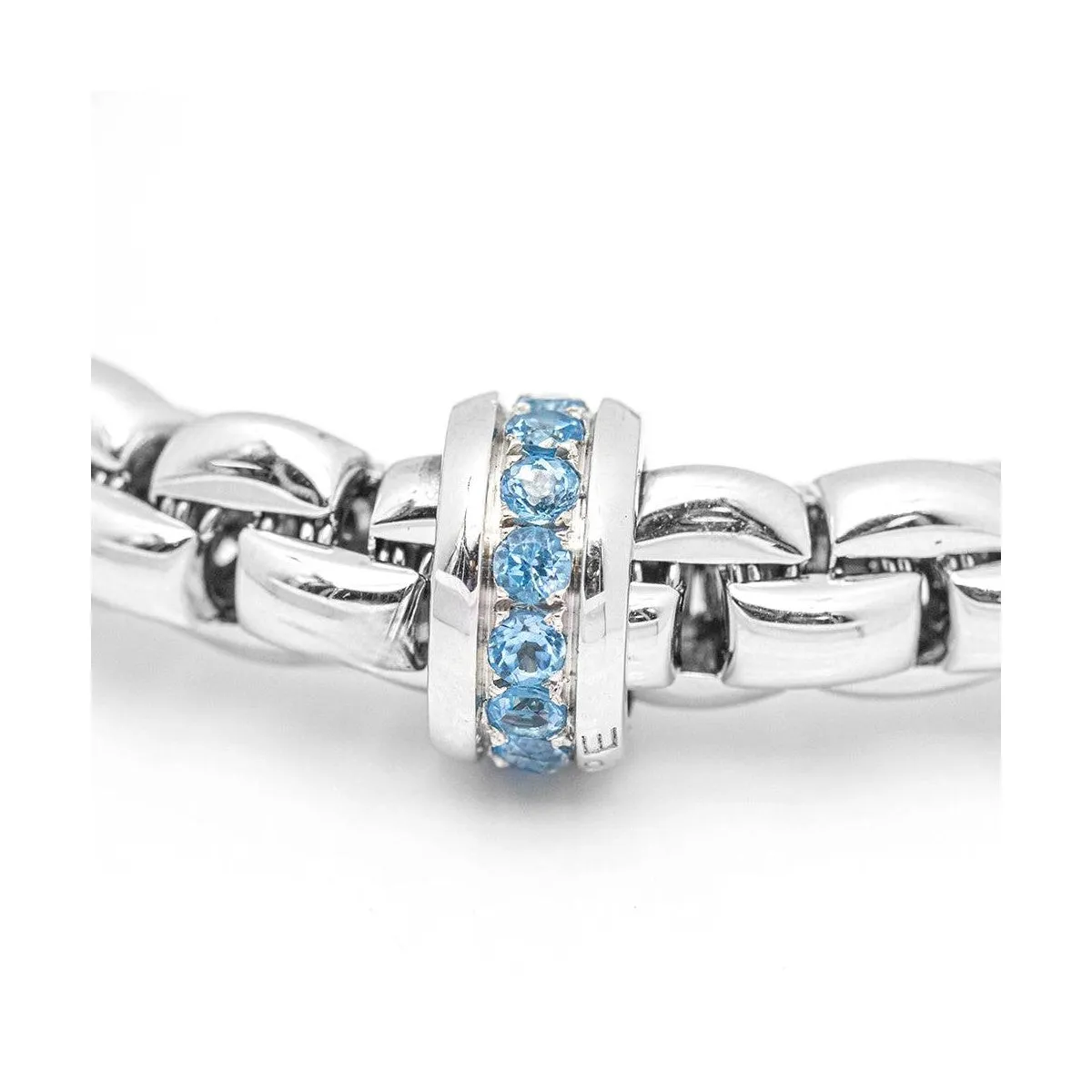 FOPE - Bracelet design italien en or blanc 18 kt et saphirs sold by 58 Facettes product image thumbnail 2