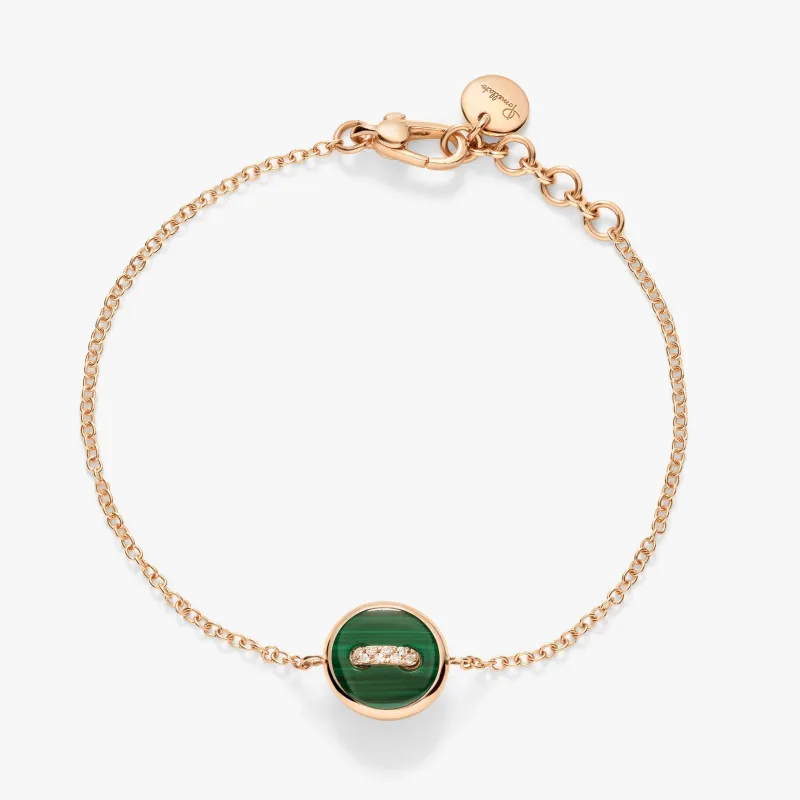 Pomellato Pom Pom Dot - Bracelet en or rose 18K, diamants, malachite et nacre sold by 58 Facettes