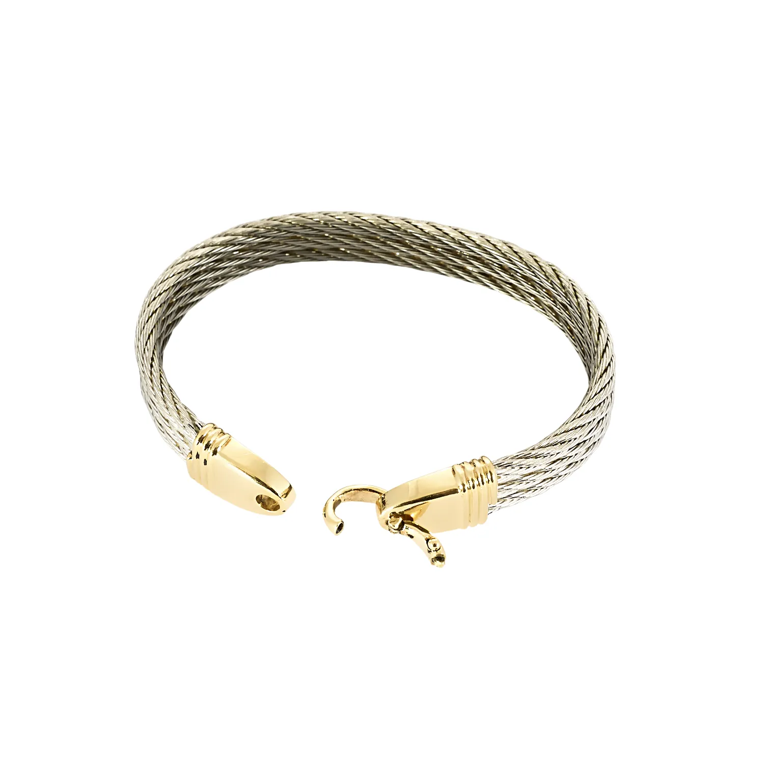 Fred Force 10 - Bracelet en or jaune 18 carats et acier sold by 58 Facettes product image thumbnail 3