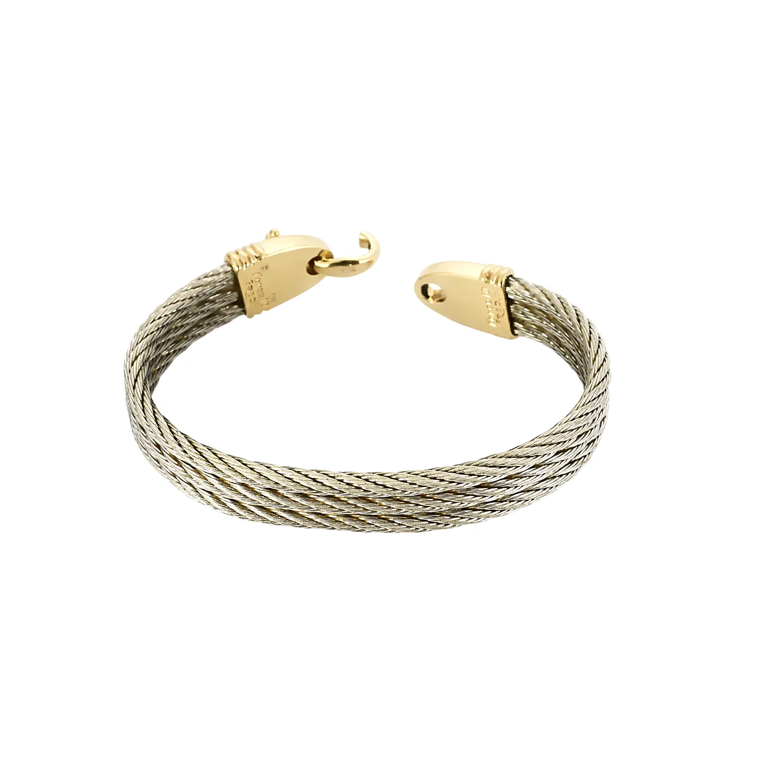 Fred Force 10 - Bracelet en or jaune 18 carats et acier sold by 58 Facettes product image thumbnail 4