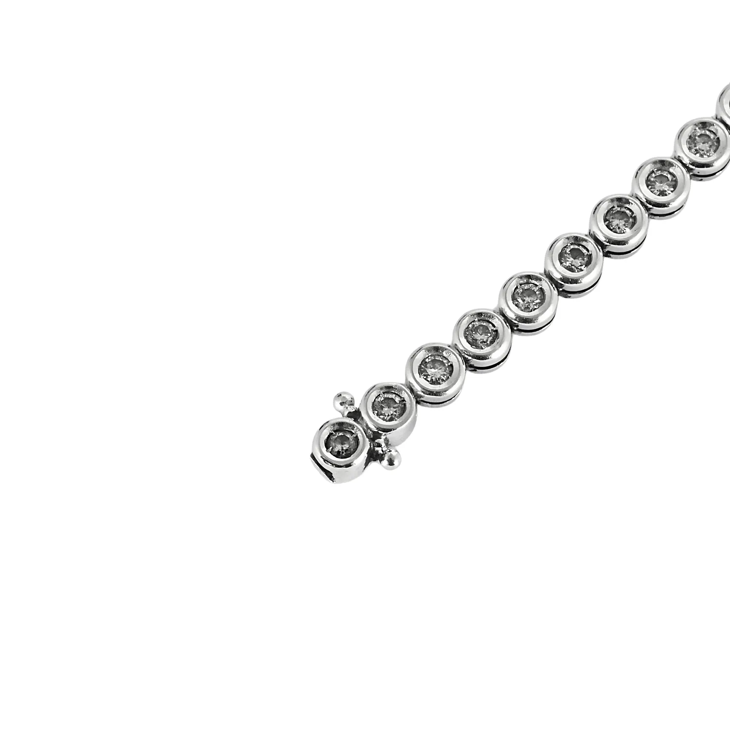 Bracelet rivière - Bracelet en or blanc 18 carats et diamants sold by 58 Facettes product image thumbnail 4