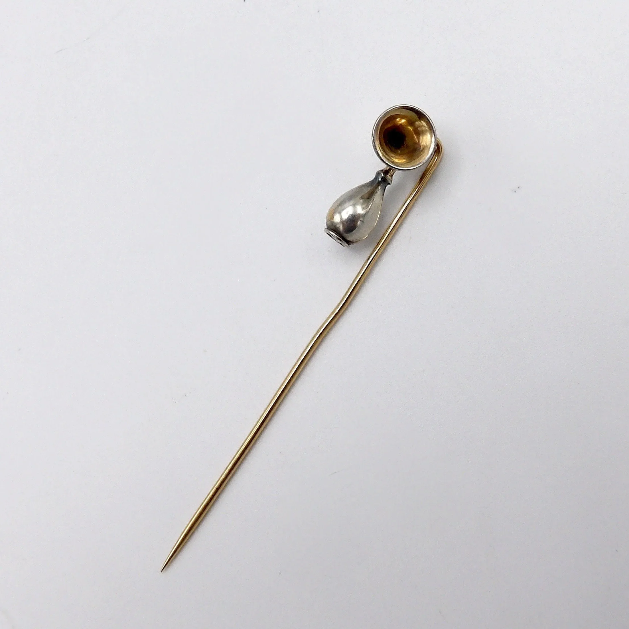 Épingle à cravate victorienne - Corne de vélo en or 14 carats sold by 58 Facettes product image thumbnail 2