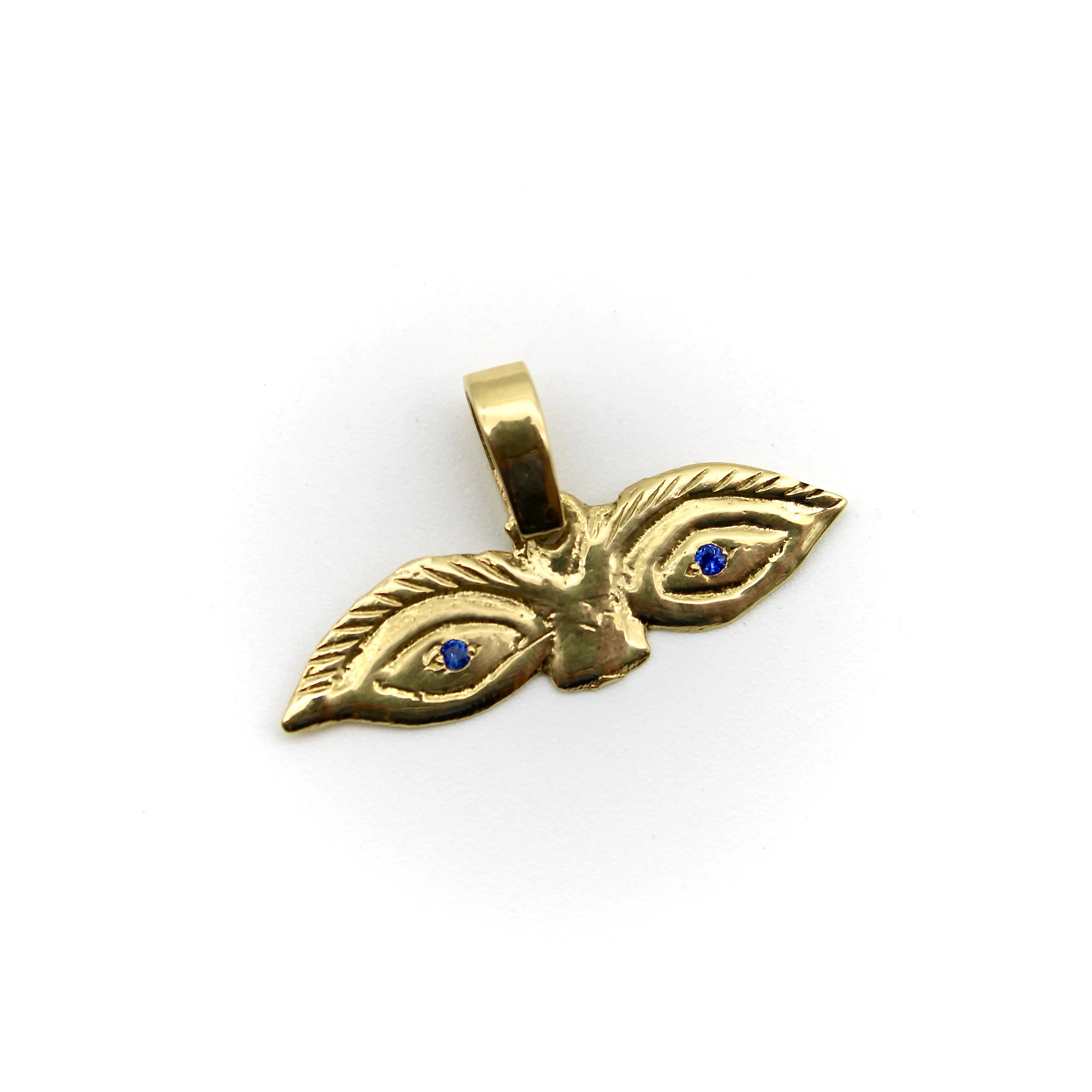 Signature - Pendentif charm œil Milagro en or jaune 14K saphirs sold by 58 Facettes product image thumbnail 3