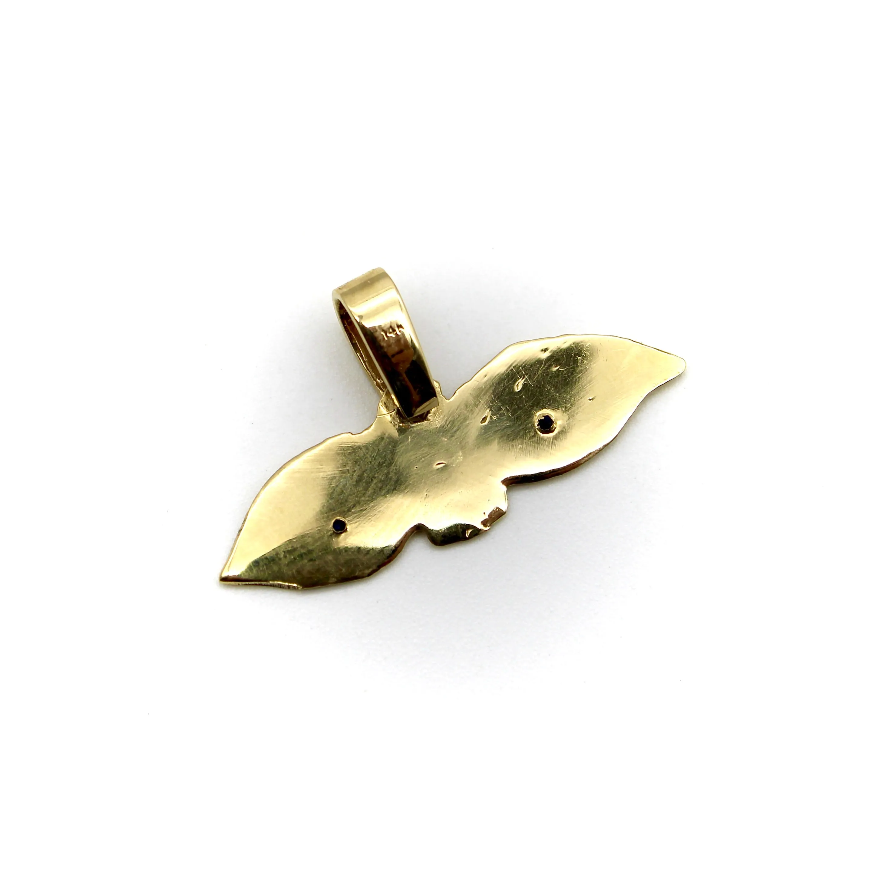 Signature - Pendentif charm œil Milagro en or jaune 14K saphirs sold by 58 Facettes product image thumbnail 4