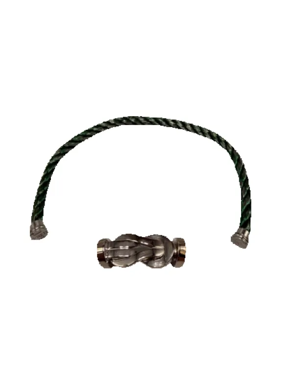 FRED - Chance Infinie - Bracelet grand modèle en or blanc 18k made by 58 Facettes