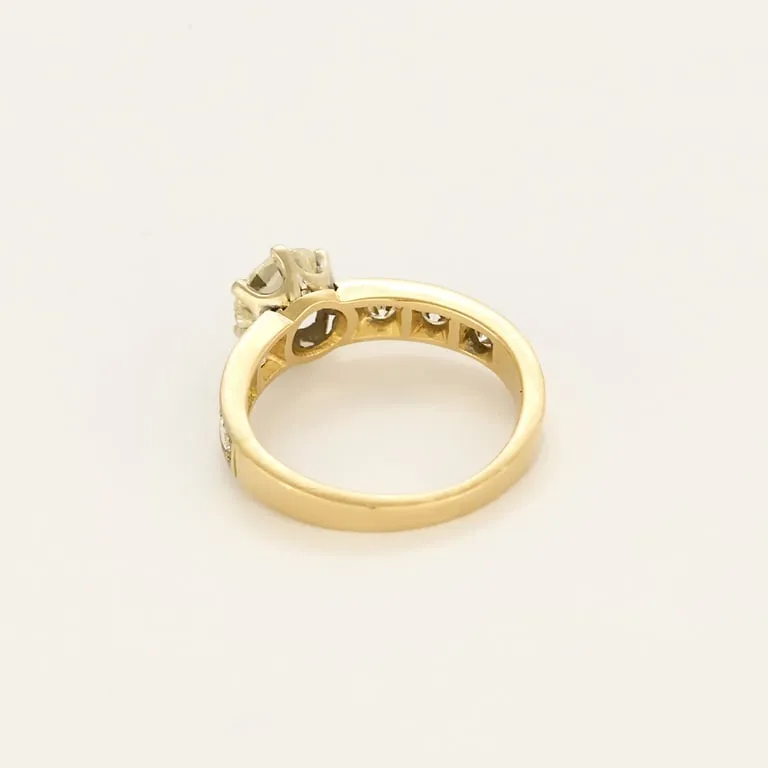 Bague en or blanc et or jaune, diamants sold by 58 Facettes product image thumbnail 5