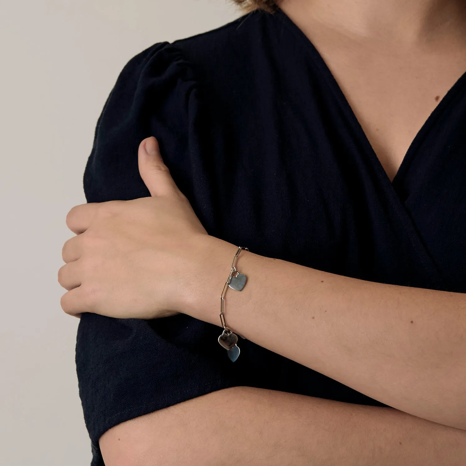 Dinh Van - Bracelet en or blanc et pampilles coeur sold by 58 Facettes product image thumbnail 2