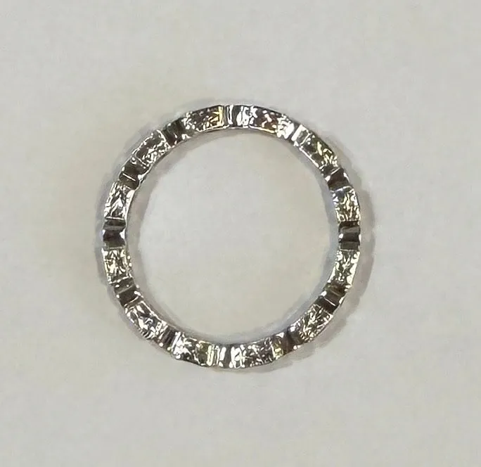 Alliance tour complet en or blanc, rubis et diamants sold by 58 Facettes product image thumbnail 4