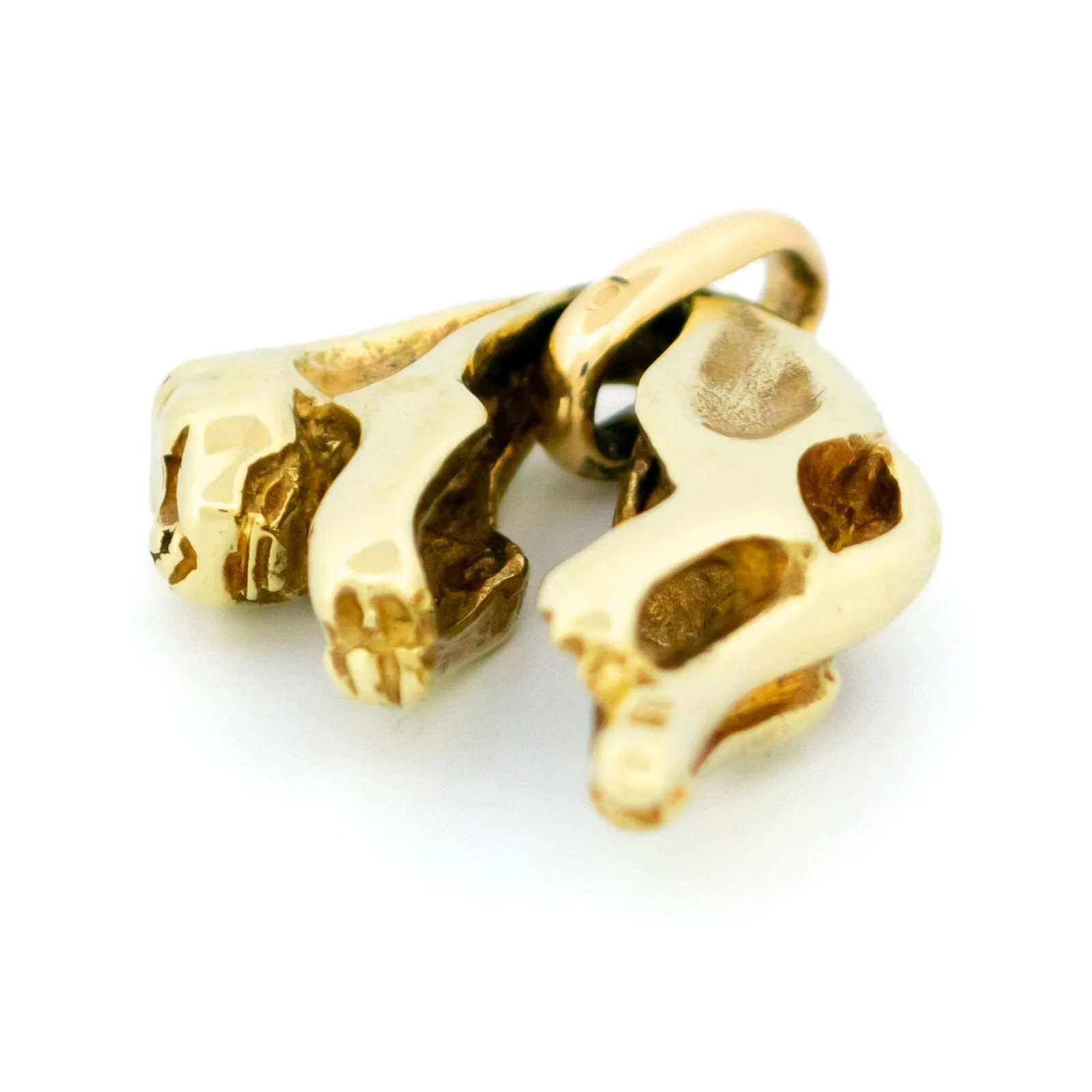 Pendentif panthère vintage en or jaune 14 carats sold by 58 Facettes product image thumbnail 4