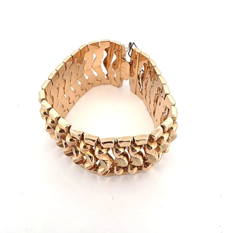 Bracelet en or jaune 18 ct massif sold by 58 Facettes product image thumbnail 2
