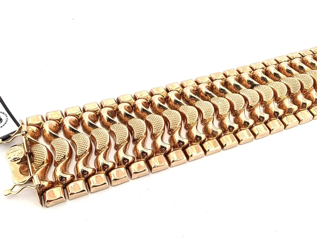 Bracelet en or jaune 18 ct massif sold by 58 Facettes product image thumbnail 3
