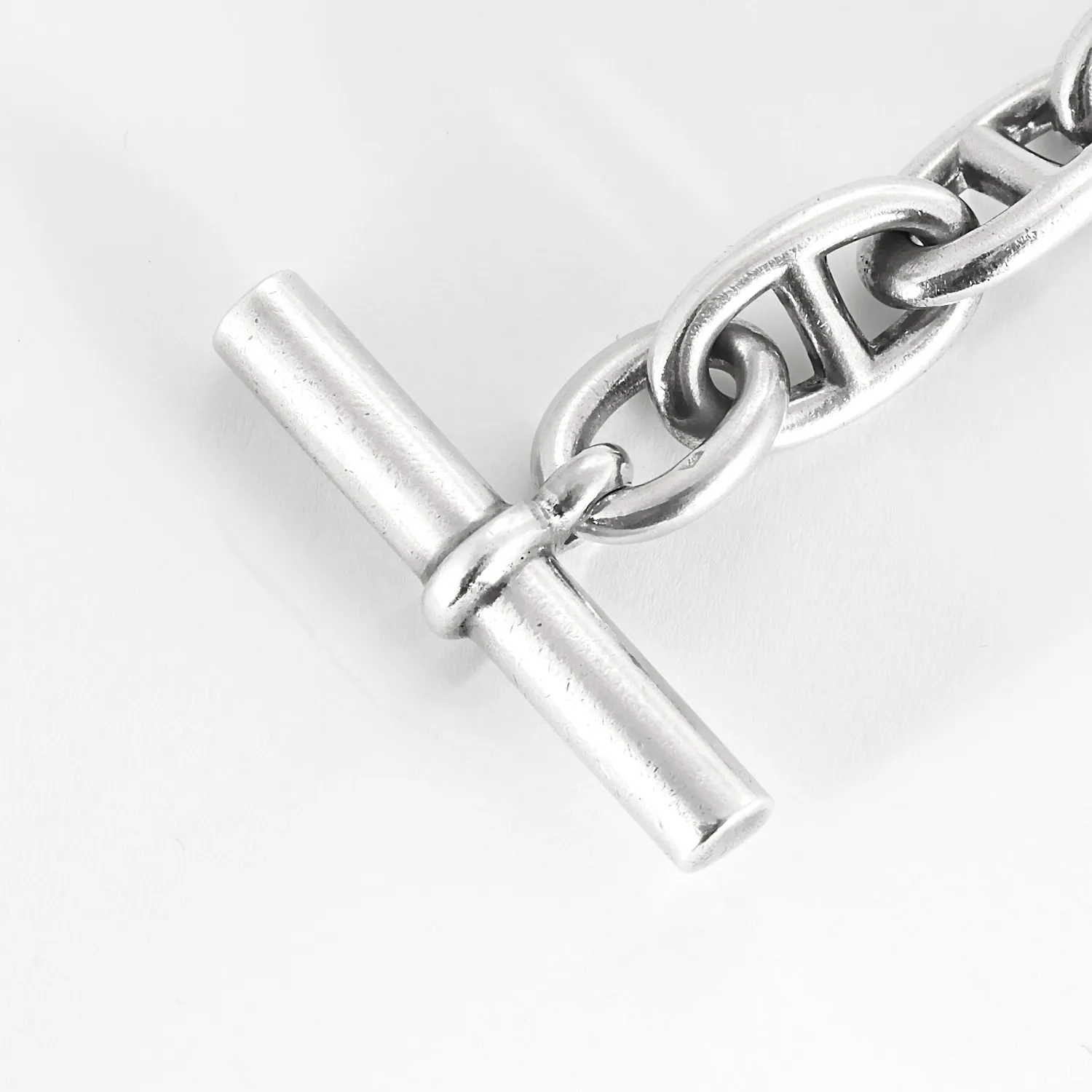 HERMES - Bracelet "Chaîne d'Ancre" Grand Modèle en argent sold by 58 Facettes product image thumbnail 4