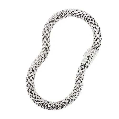 Fope Kaleida Flex-it - Bracelet maille popcorn en or blanc 18 ct sold by 58 Facettes product image thumbnail 2