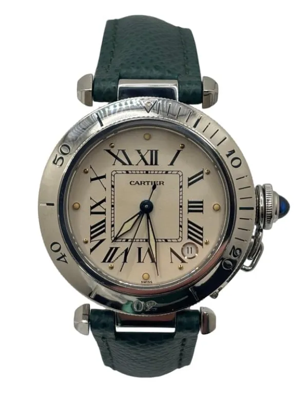 Cartier Pasha - Montre automatique acier 36 mm made by 58 Facettes