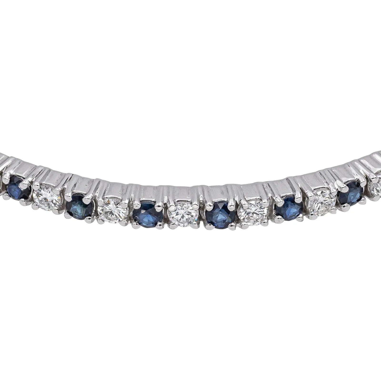 Bracelet Or blanc Diamant, Saphir sold by 58 Facettes product image thumbnail 3