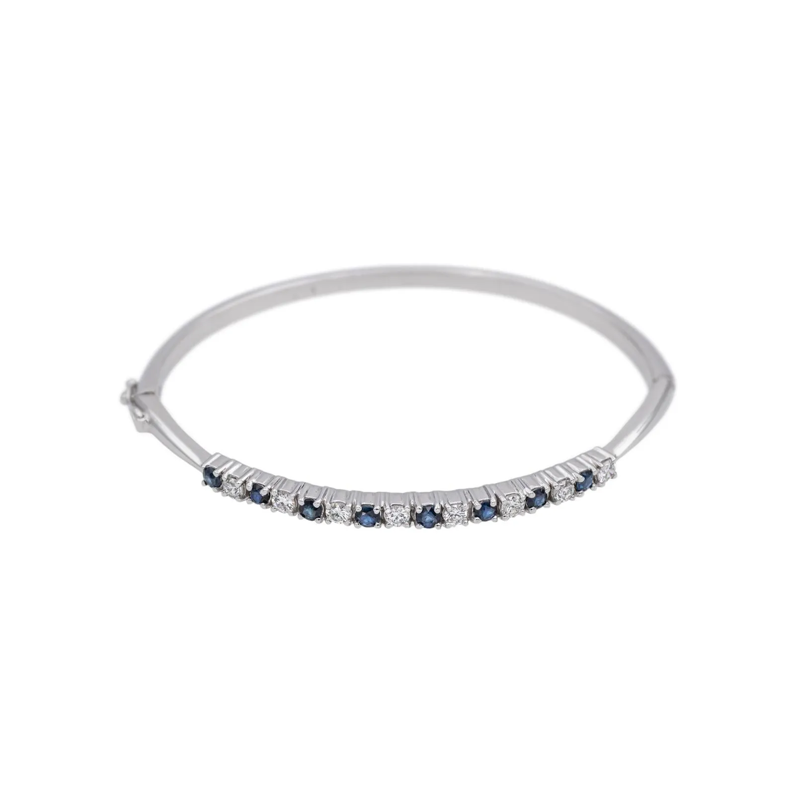 Bracelet Or blanc Diamant, Saphir sold by 58 Facettes