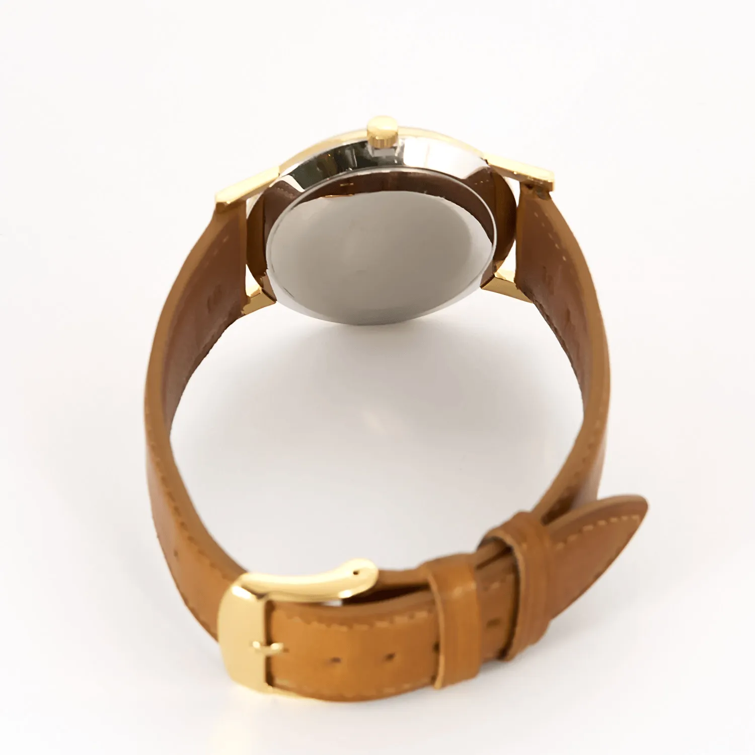 Baume et Mercier - Eterna Matic - Montre en acier plaqué or à boitier rond à mouvement automatique sold by 58 Facettes product image thumbnail 5