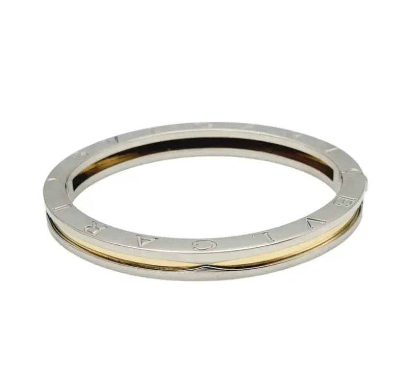 Bulgari B.zero1 - Bracelet rigide small en or 18 ct et acier made by 58 Facettes