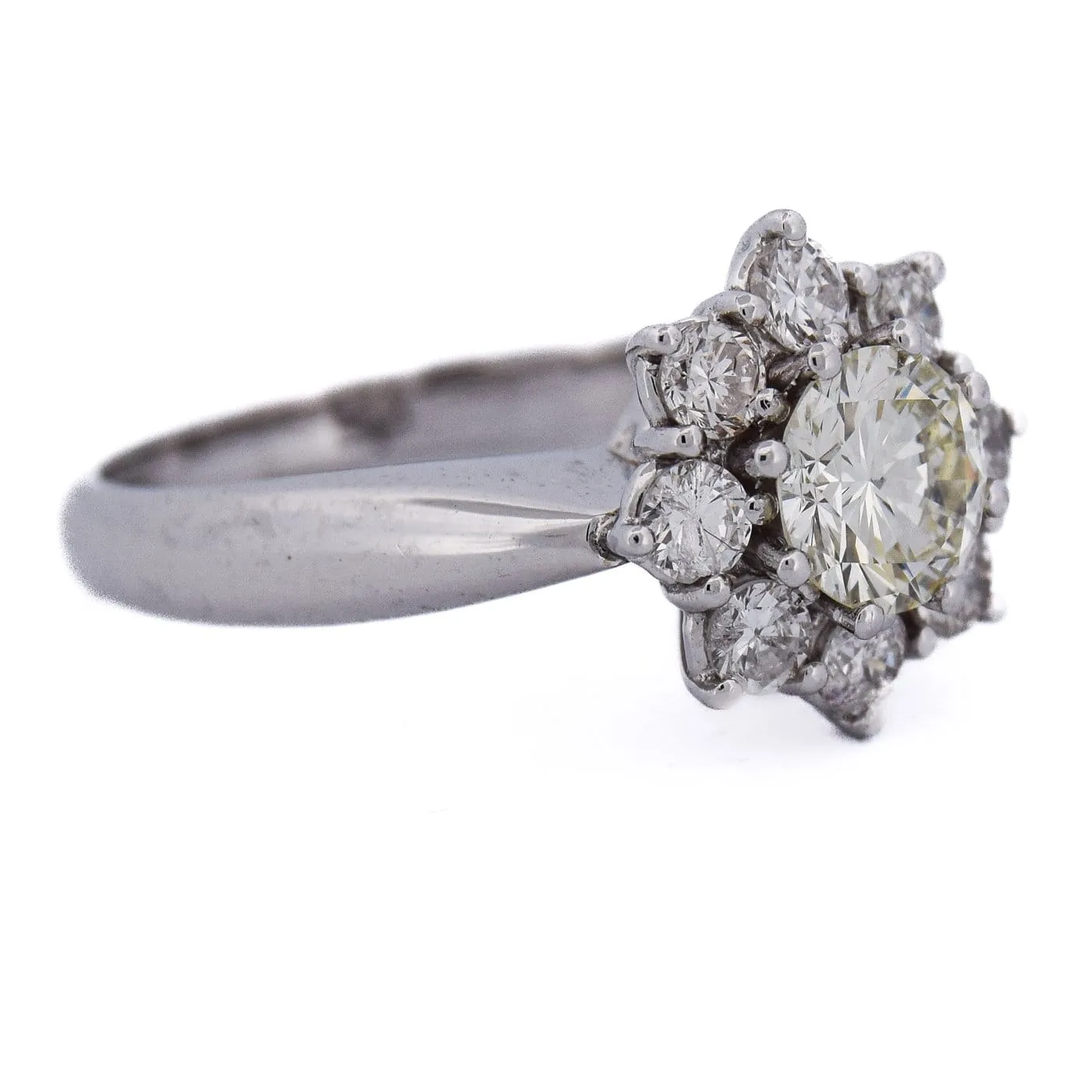 Bague vintage en or blanc 18 ct avec diamants sold by 58 Facettes product image thumbnail 3