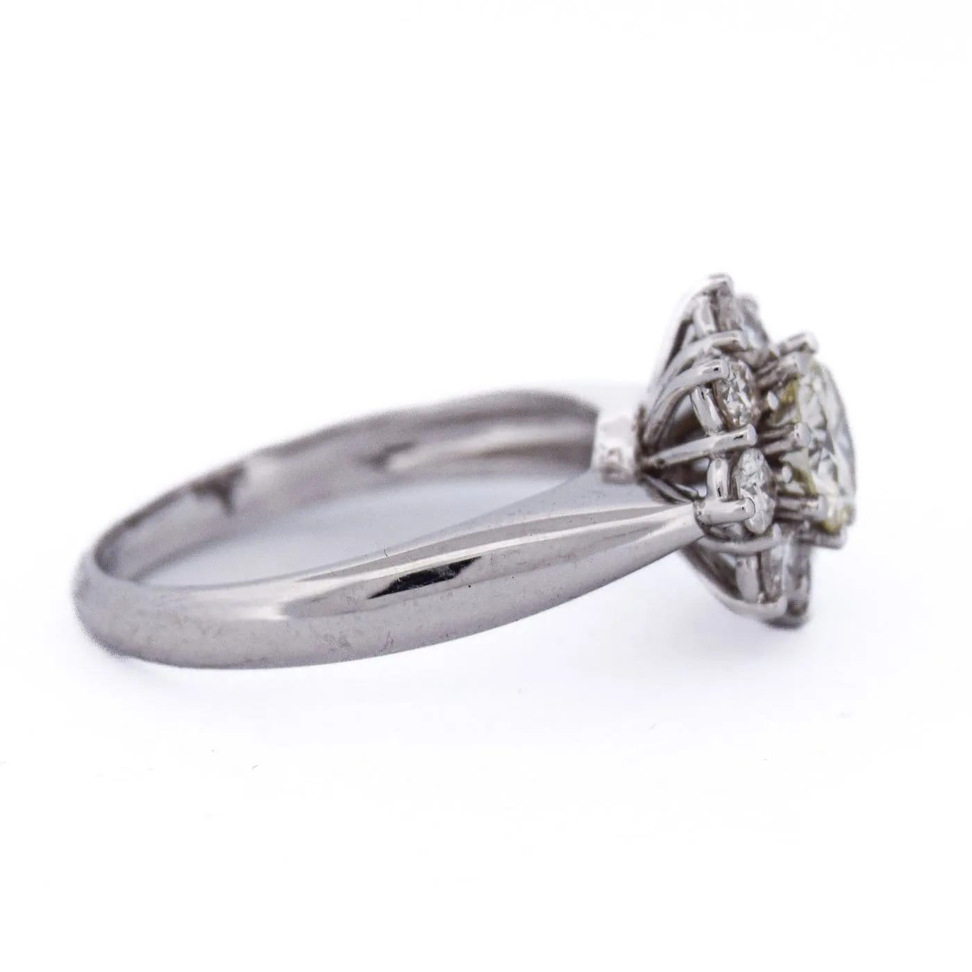 Bague vintage en or blanc 18 ct avec diamants sold by 58 Facettes product image thumbnail 4