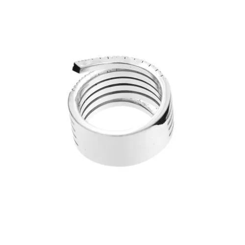 Bague bandeau en or blanc 18 ct et diamants sold by 58 Facettes product image thumbnail 5