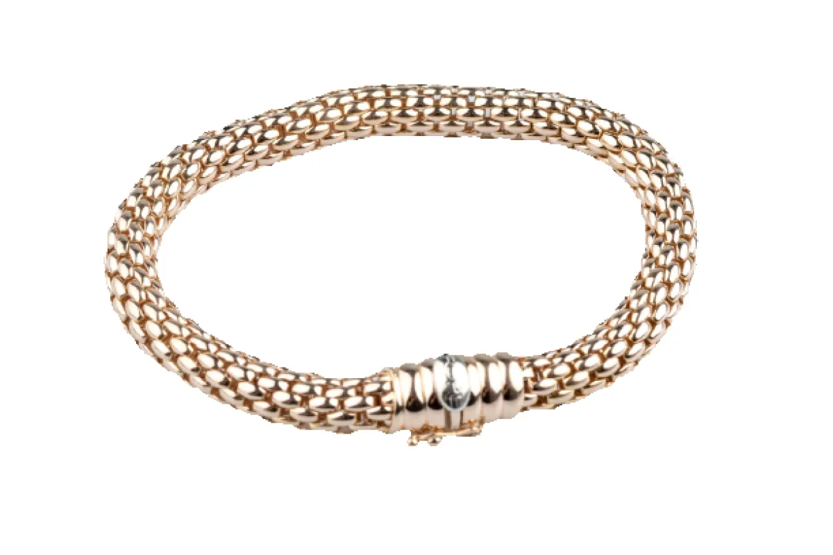 Fope - Bracelet souple en or jaune 18 carats made by 58 Facettes