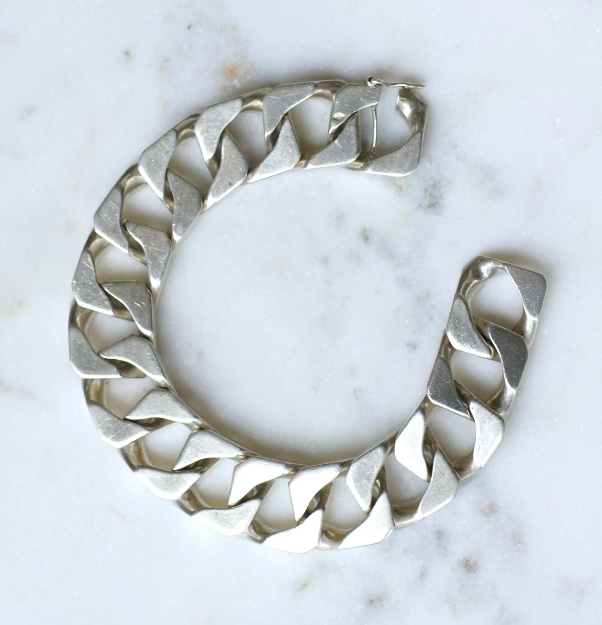 Bracelet gourmette articulé en argent 800 sold by 58 Facettes product image thumbnail 4