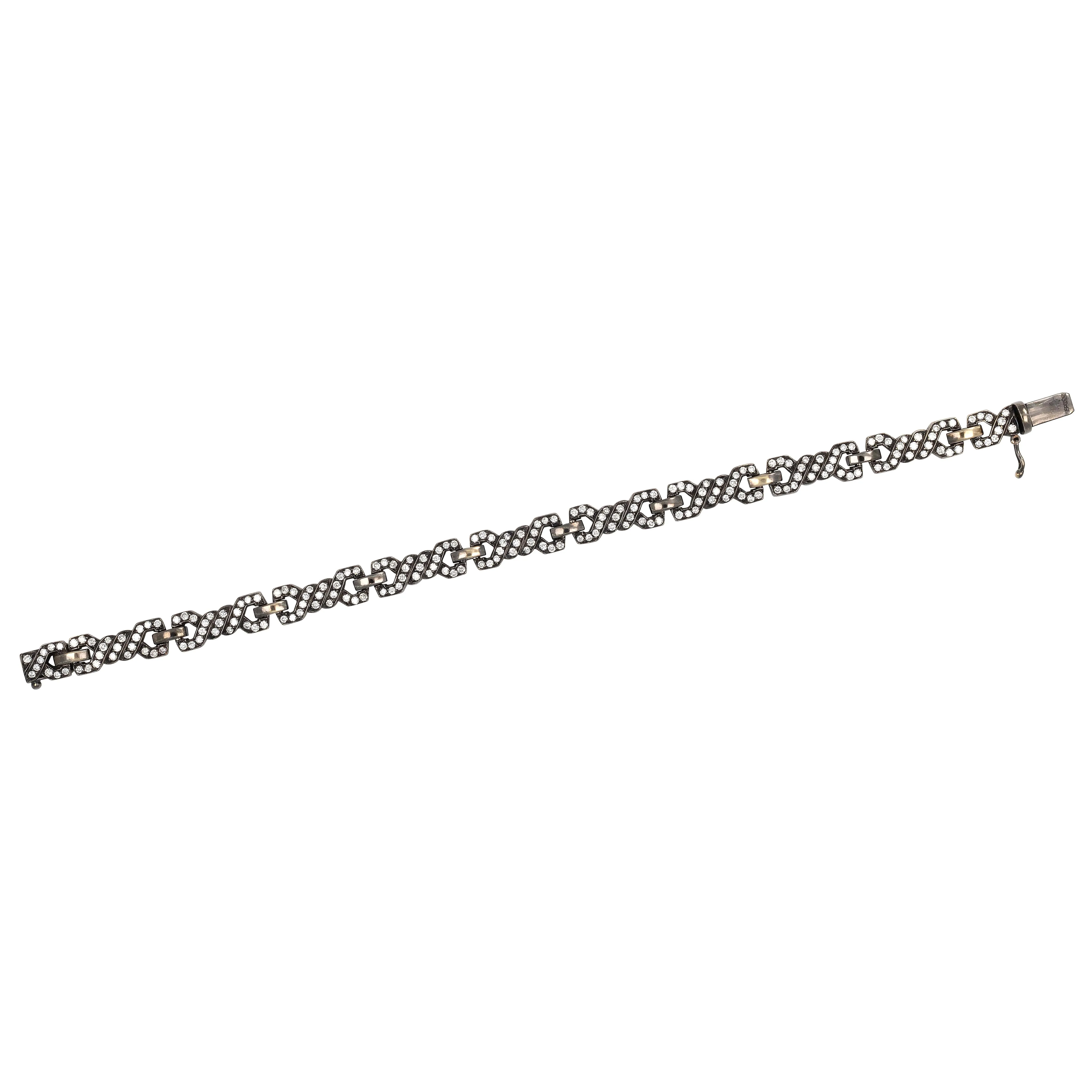 Bracelet Repossi Caramelia Or Noir et Diamants sold by 58 Facettes product image thumbnail 3