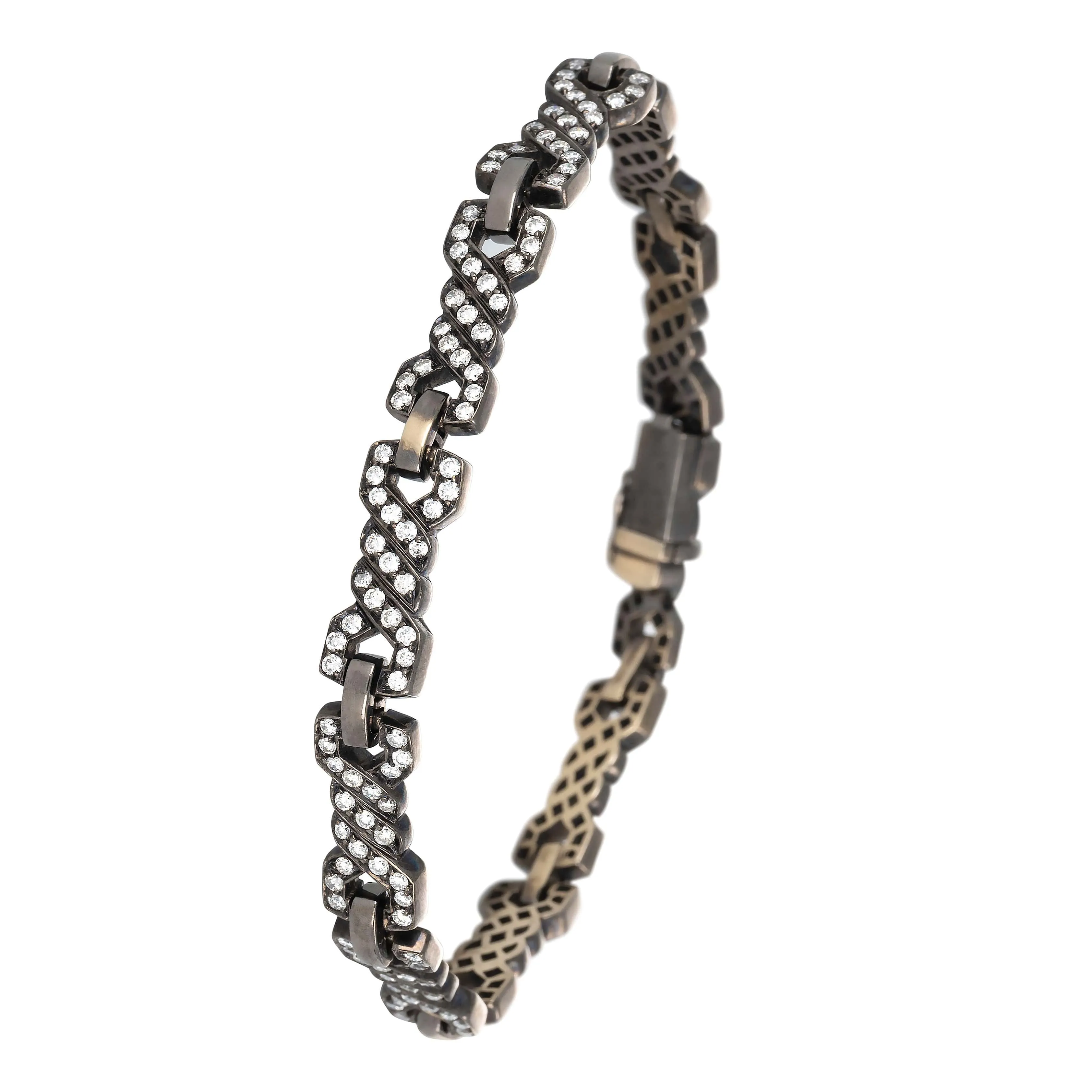 Bracelet Repossi Caramelia Or Noir et Diamants sold by 58 Facettes