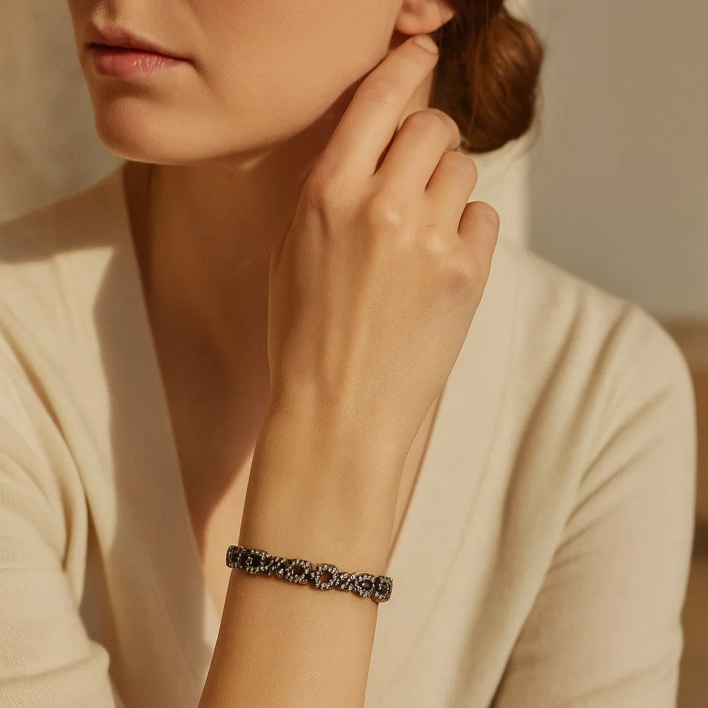 Bracelet Repossi Caramelia Or Noir et Diamants sold by 58 Facettes product image thumbnail 2
