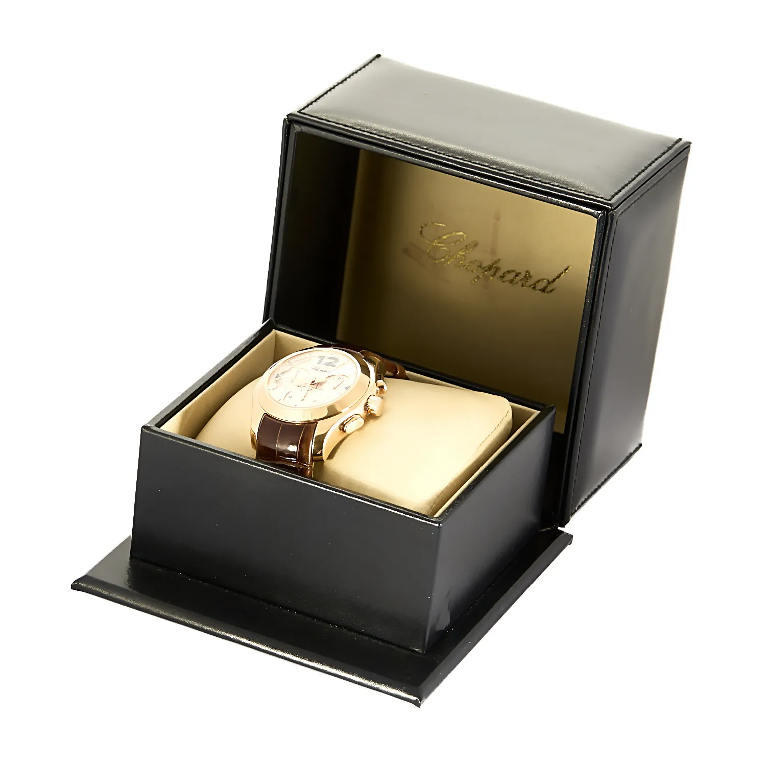 CHOPARD - ELTON JOHN - Montre en or rose à boitier rond à mouvement chronographe automatique sold by 58 Facettes product image thumbnail 3