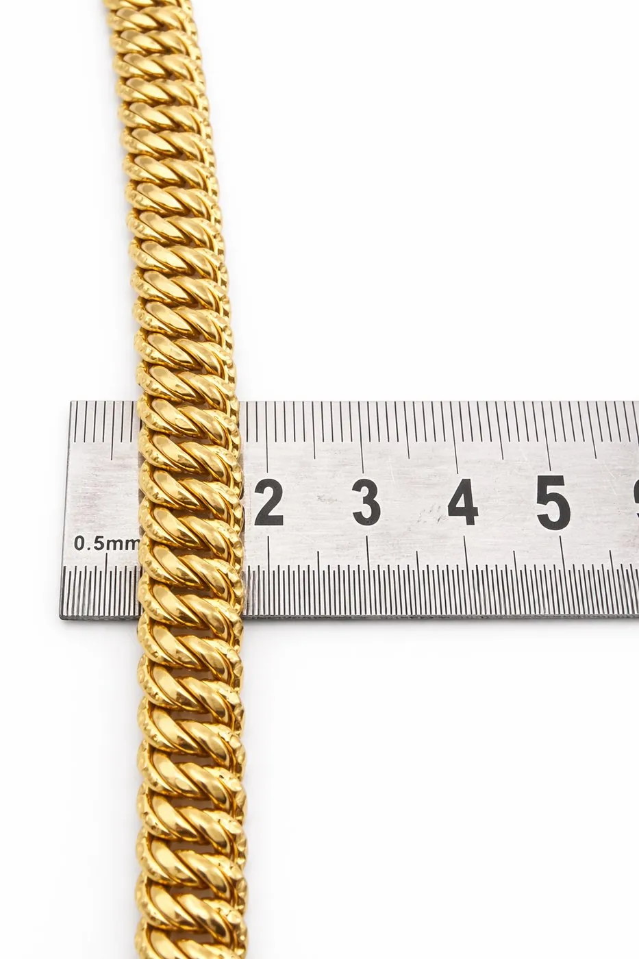 Bracelet maille américaine en or jaune 18 carats sold by 58 Facettes product image thumbnail 5