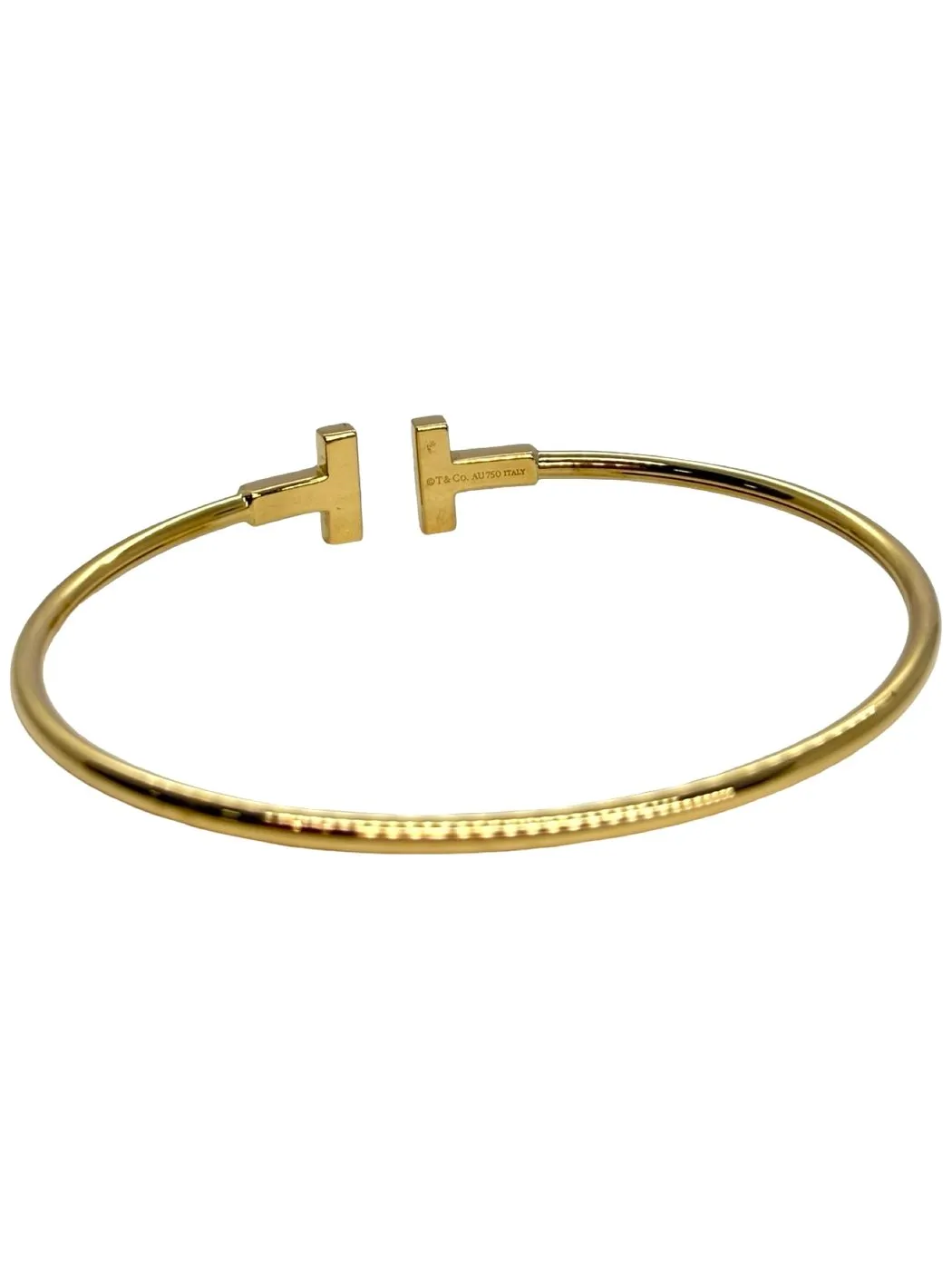 Tiffany & Co Tiffany T Wire - Bracelet en or jaune 18K sold by 58 Facettes product image thumbnail 3