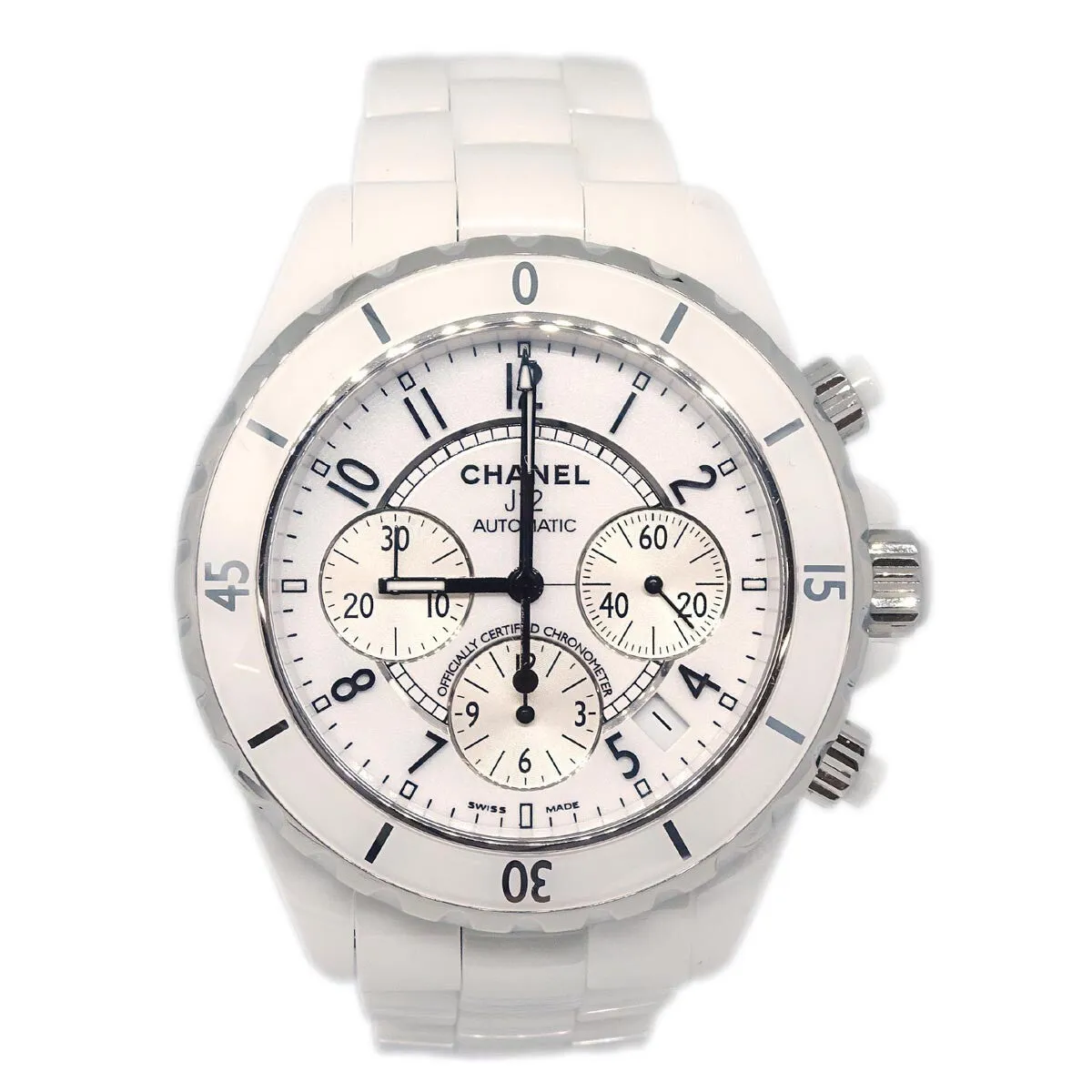 Chanel J12 - Montre automatique en céramique et acier inoxydable sold by 58 Facettes