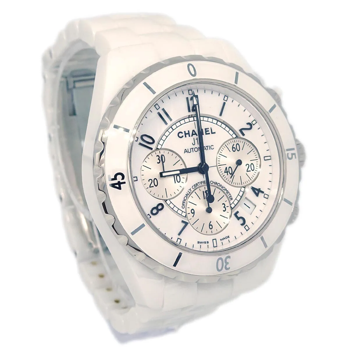 Chanel J12 - Montre automatique en céramique et acier inoxydable sold by 58 Facettes product image thumbnail 2