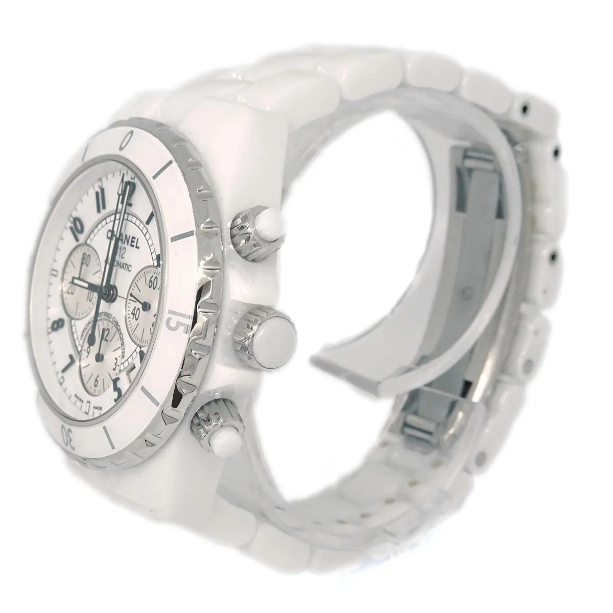Chanel J12 - Montre automatique en céramique et acier inoxydable sold by 58 Facettes product image thumbnail 3