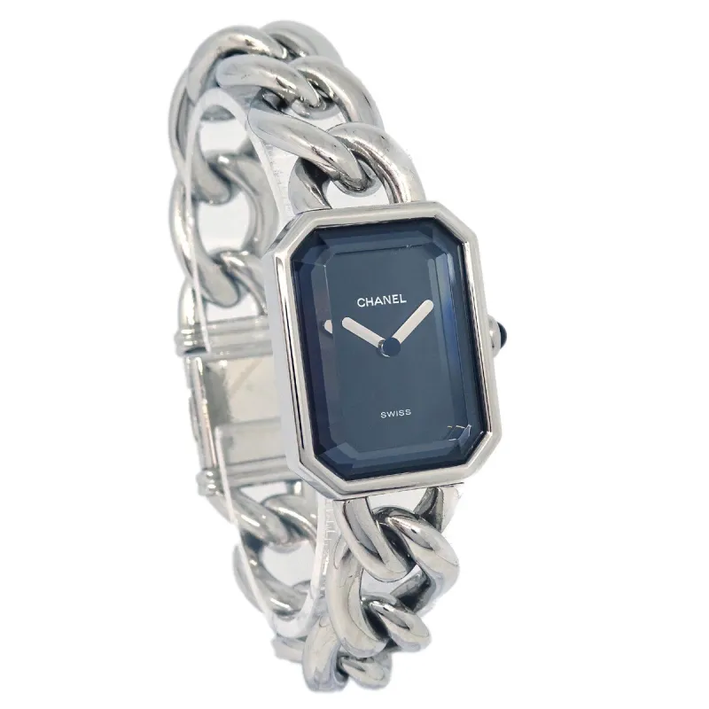Chanel Première - Montre quartz à chaîne en acier inoxydable made by 58 Facettes