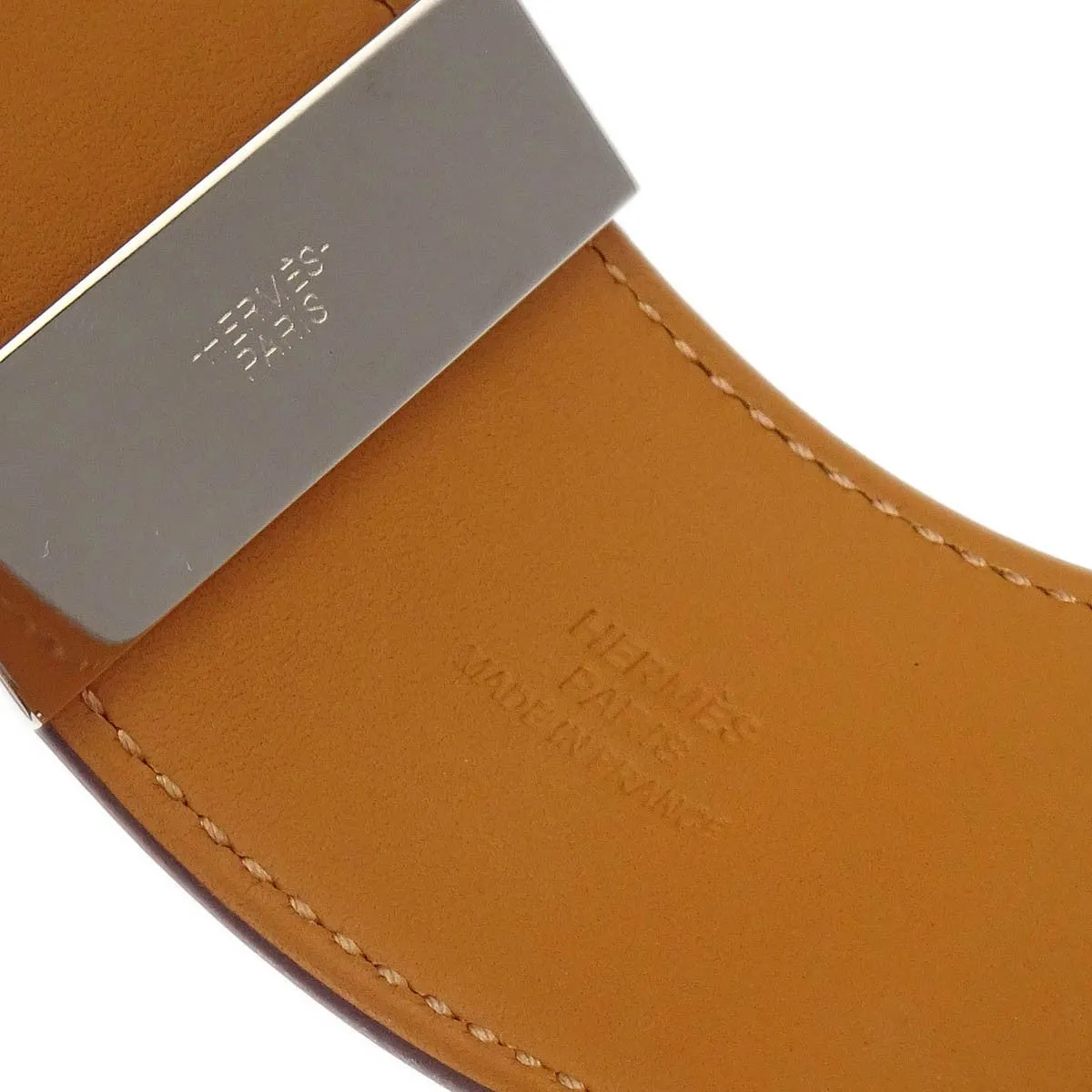 Hermès Collier de Chien - Bracelet en cuir gris sold by 58 Facettes product image thumbnail 3